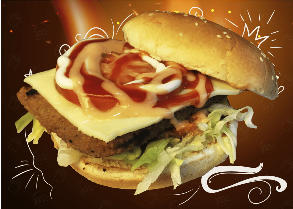 Hamburguesa sencilla de Carne Res