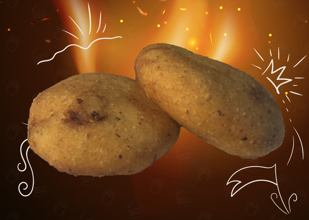 Arepas de queso y bocadillo