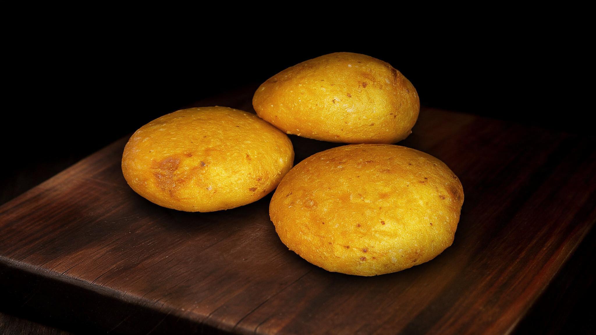 Arepas de queso y bocadillo