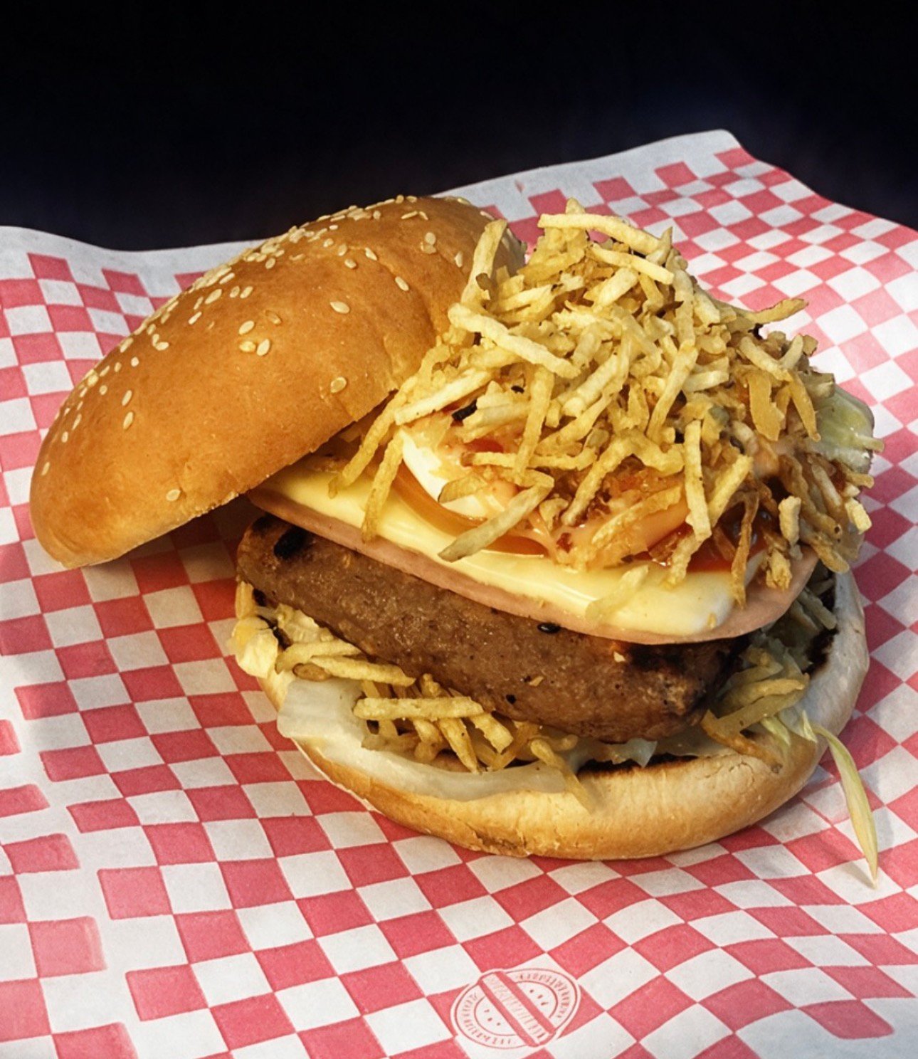 Hamburguesa tradicional de carne de res